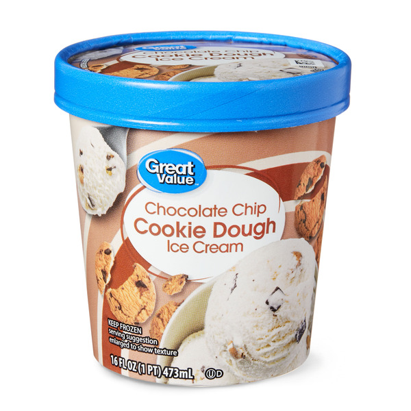 Great Value Chocolate Chip Cookie Dough Ice Cream