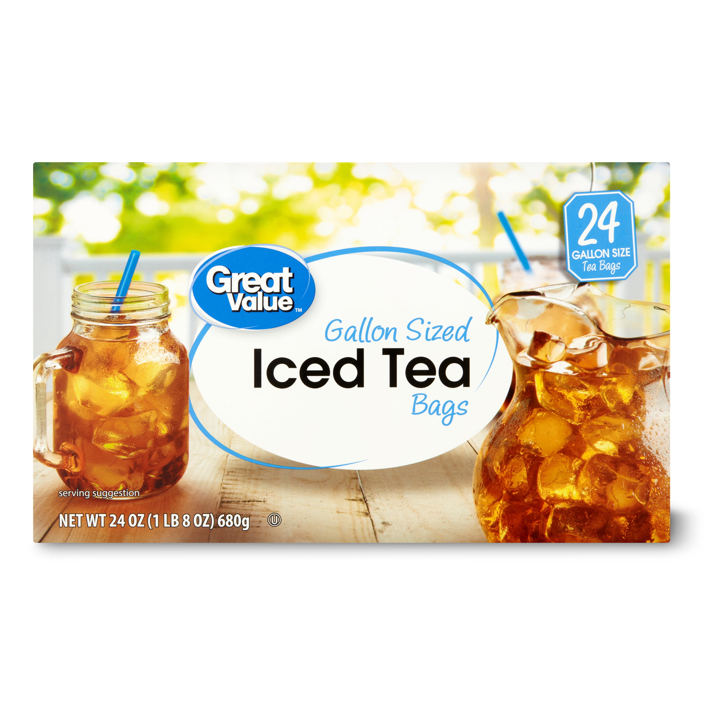 Great Value Gallon Sized Iced Tea Bags, 24 Ct