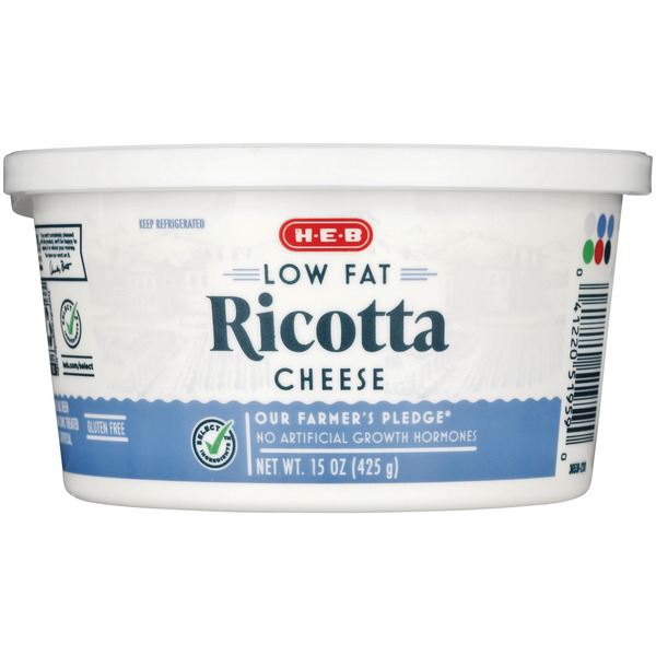 H-E-B Low Fat Ricotta Cheese