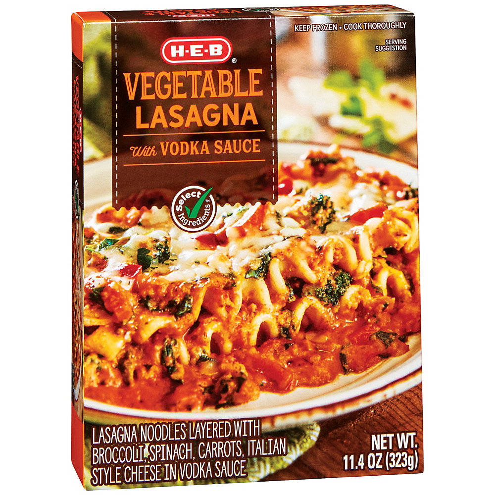 H-E-B Select Ingredients Vegetable Lasagna