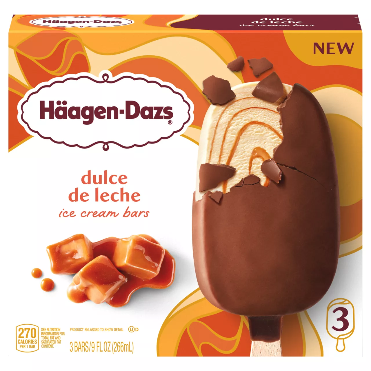 Haagen-Dazs Ice Cream Bars, Dulce De Leche