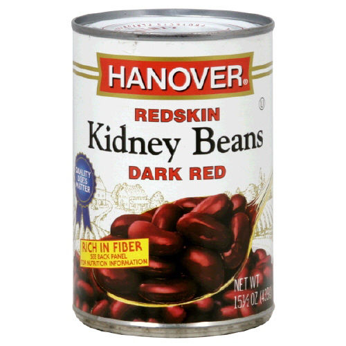 Hanover Kidney Beans, Redskin, Dark Red