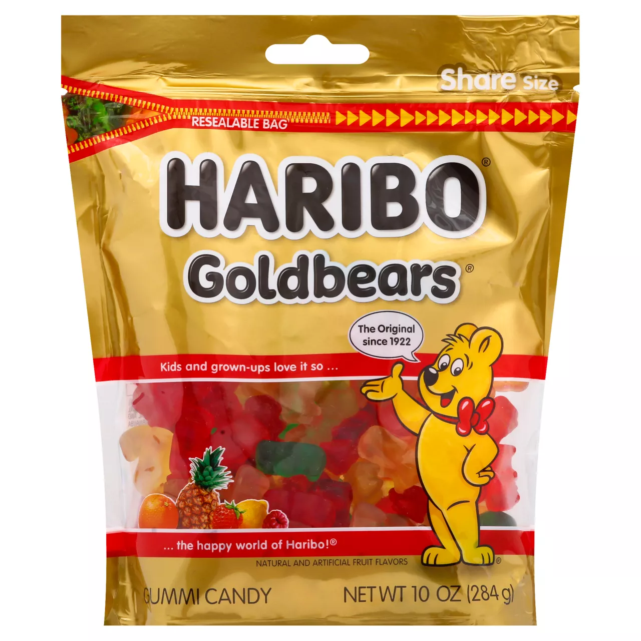 Haribo Gummi Candy, Goldbears, Share Size