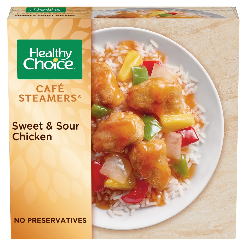 Healthy Choice Café Steamers Sweet & Sour Chicken, Frozen Meal