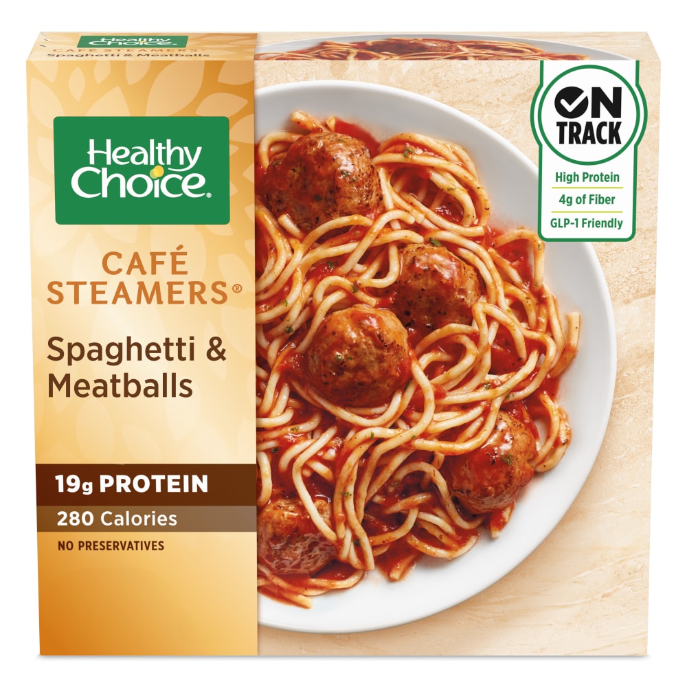 Healthy Choice Cafe Steamers Spaghetti & Meatballs