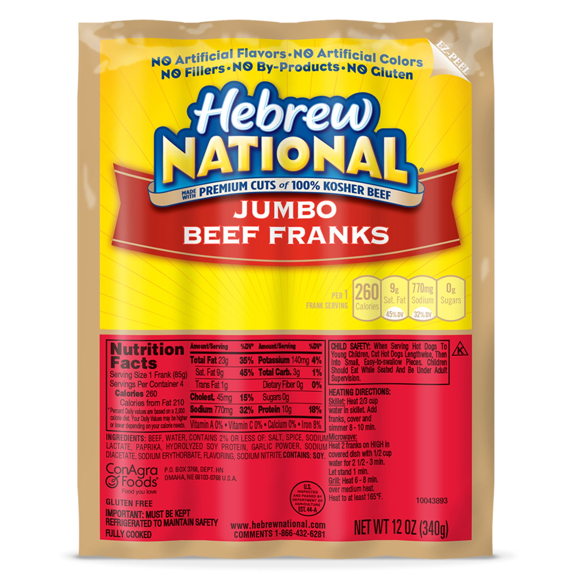 Hebrew National Jumbo Beef Franks