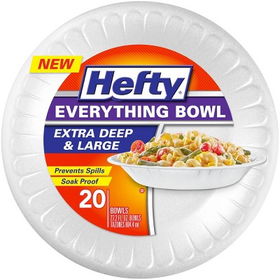 Hefty® Everyday Extra Deep & Large Foam Bowls