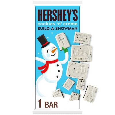 HERSHEY'S Christmas Cookies 'n' Crème Build-A-Snowman Candy Bar