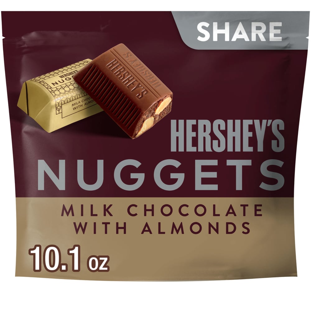 HERSHEY'S NUGGETS Milk Chocolate with Almonds Candy Share Pack