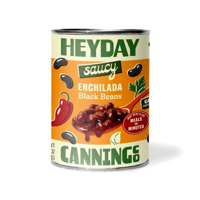 Heyday Canning Co Black Beans, Enchilada, Mild