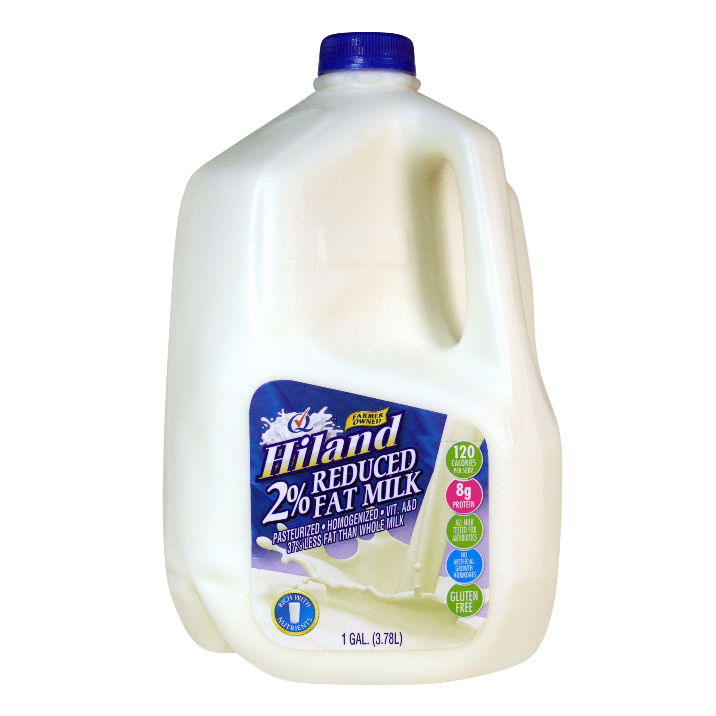 Hiland Dairy Milk, Reduced Fat, 2% Fat Milk
