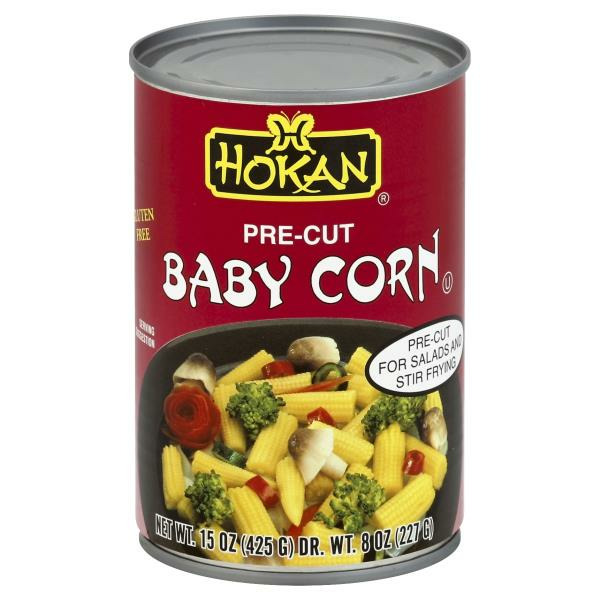 Hokan Baby Corn, Pre-Cut