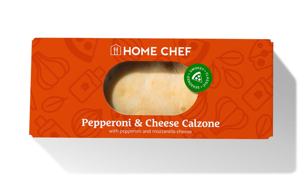 Home Chef Pepperoni & Cheese Calzone