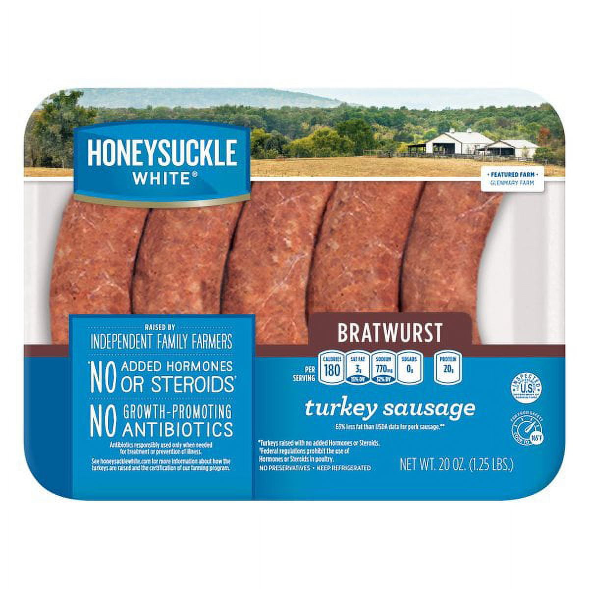 Honeysuckle White® Fresh Bratwurst Turkey Sausage