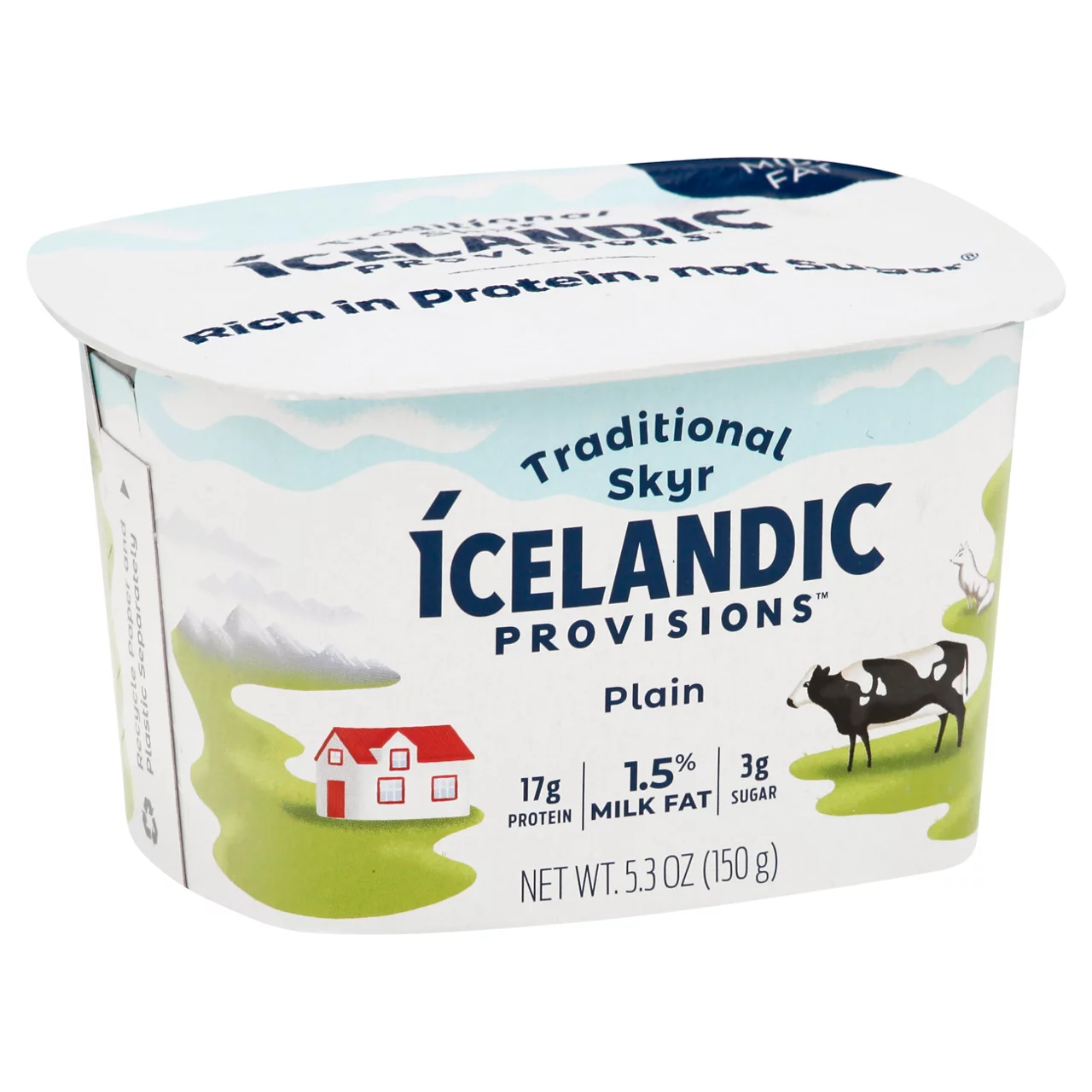 Icelandic Provisions Traditional Icelandic Skyr Plain Yogurt