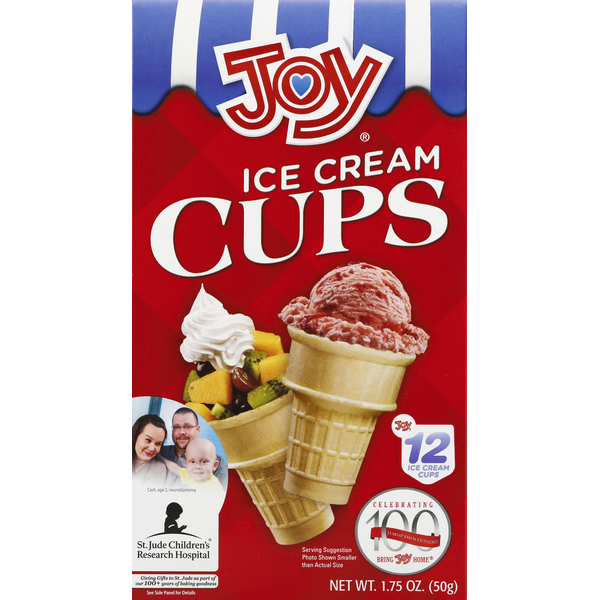 Joy Ice Cream Cups 12 Ct