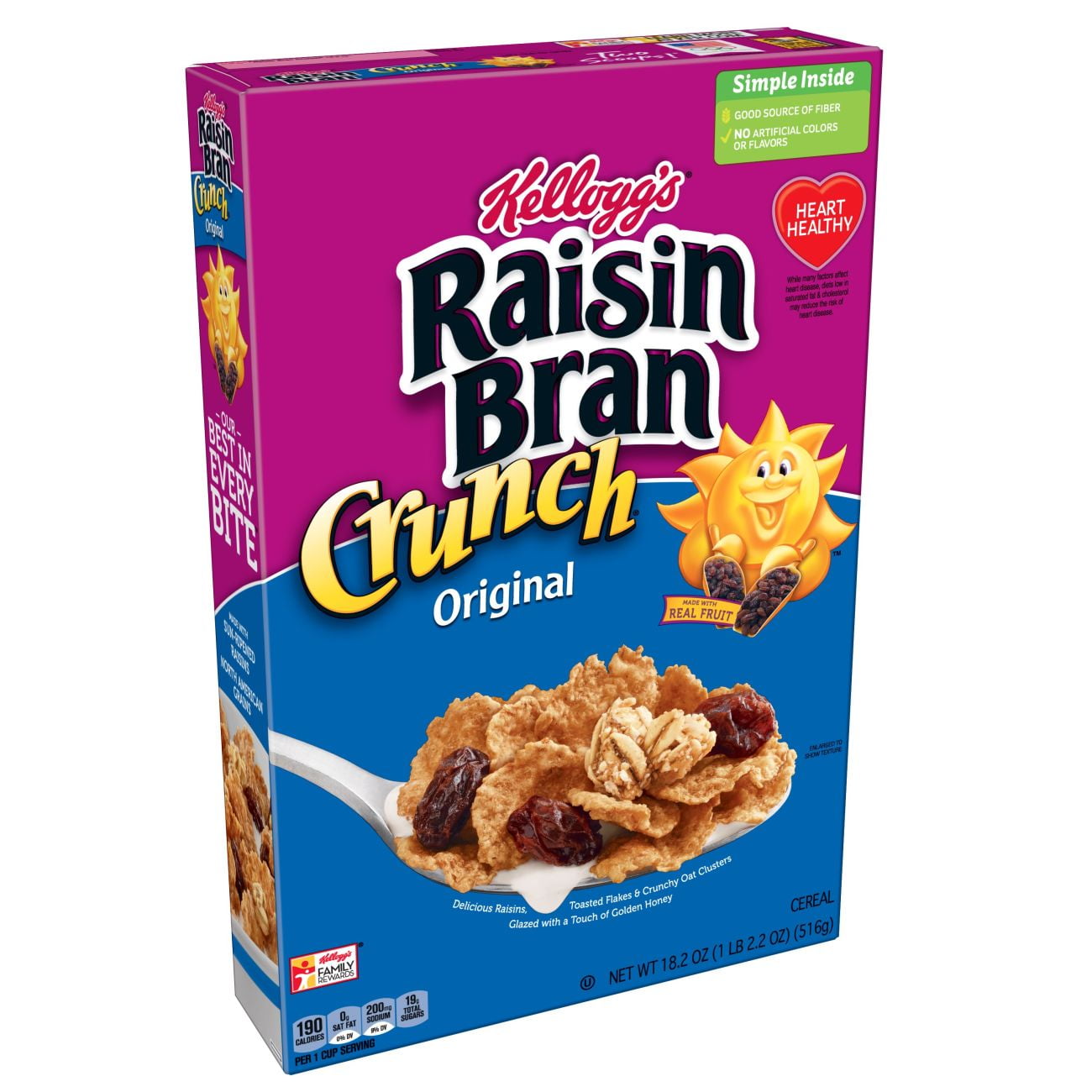 Kellogg's Raisin Bran Crunch Breakfast Cereal (42 Oz) - Pantry Staple