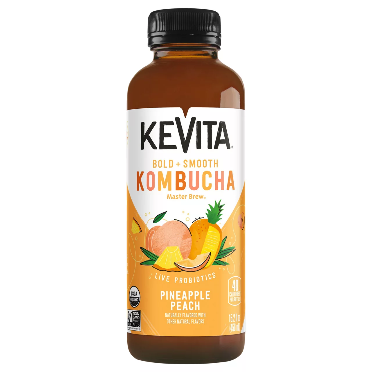 Pineapple Peach Master Brew Kombucha