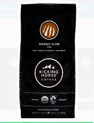 Kicking Horse® Coffee Grizzly Claw Dark Roast Organic Whole Bean Coffee