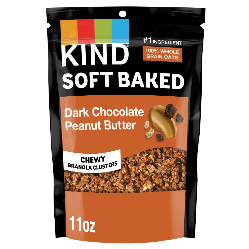 KIND® Soft Baked Dark Chocolate Peanut Butter Chewy Granola Clusters