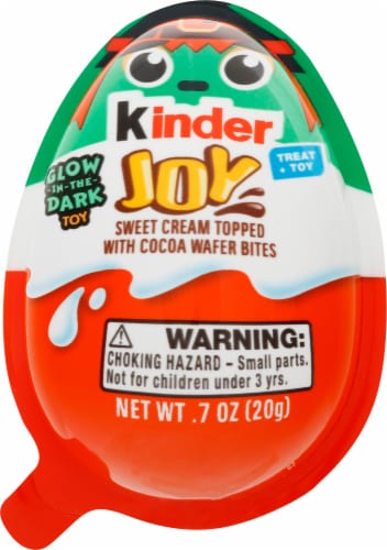 Kinder Joy Egg, Treat Plus Toy, Halloween Candy, Individually Wrapped, 1 Count