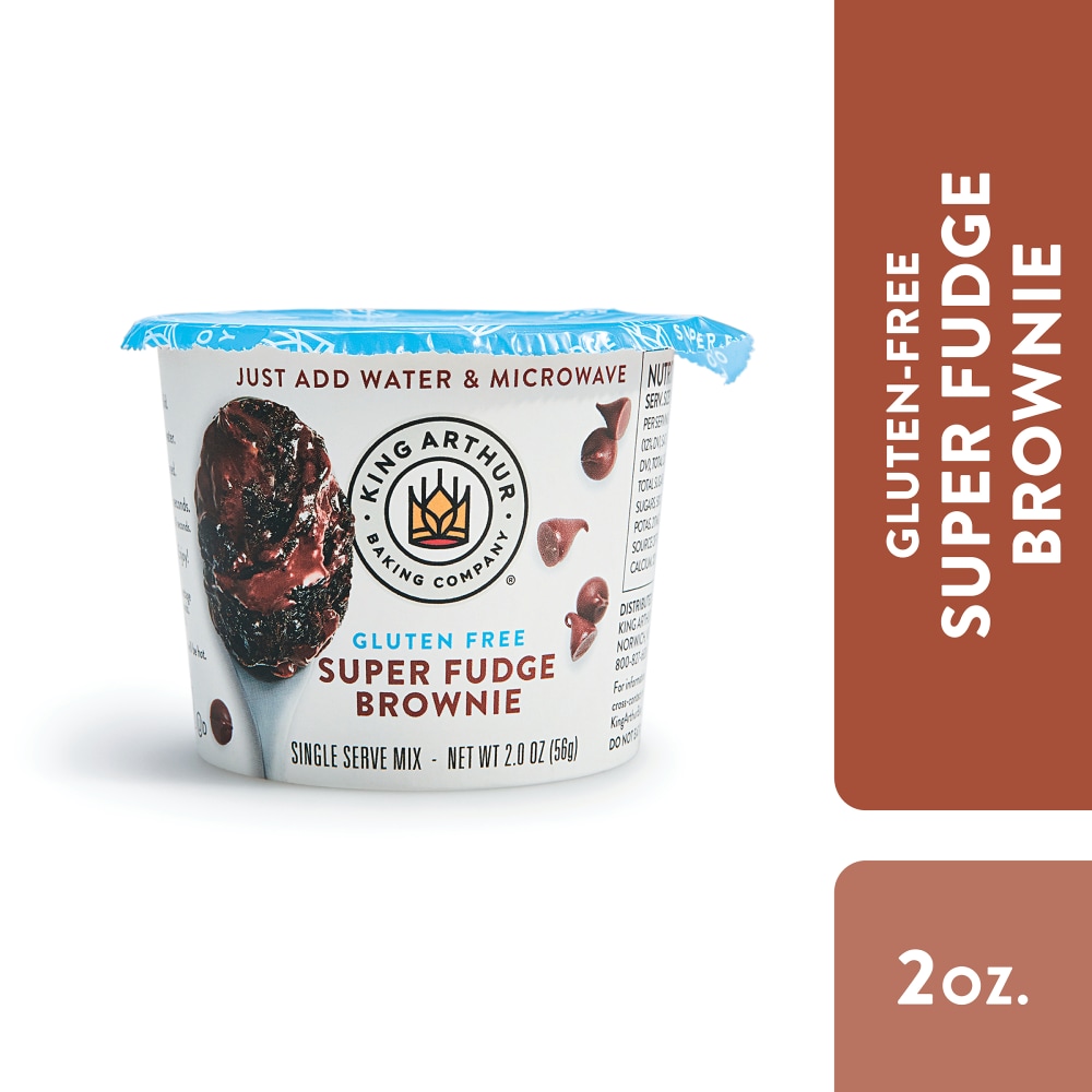 King Arthur Single Serve Super Fudge Brownie Mix, Non-GMO Project Verified, Certified Kosher