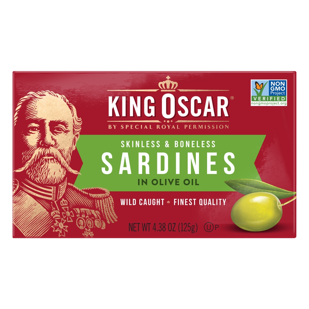 King Oscar Wild Caught Skinless & Boneless Sardines in Olive Oil
