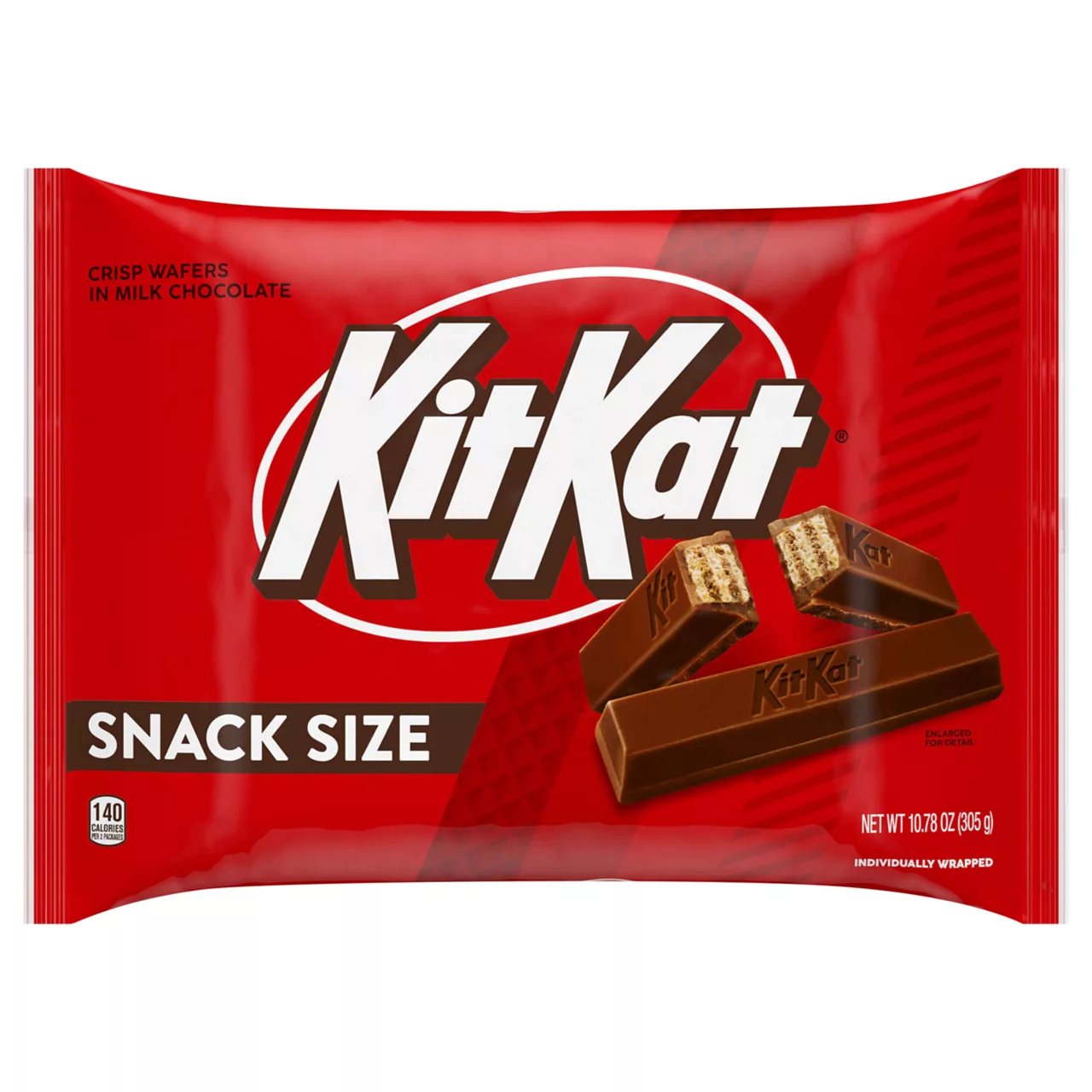 Kit Kat Crisp Wafers in Milk Chocolate Snack Size