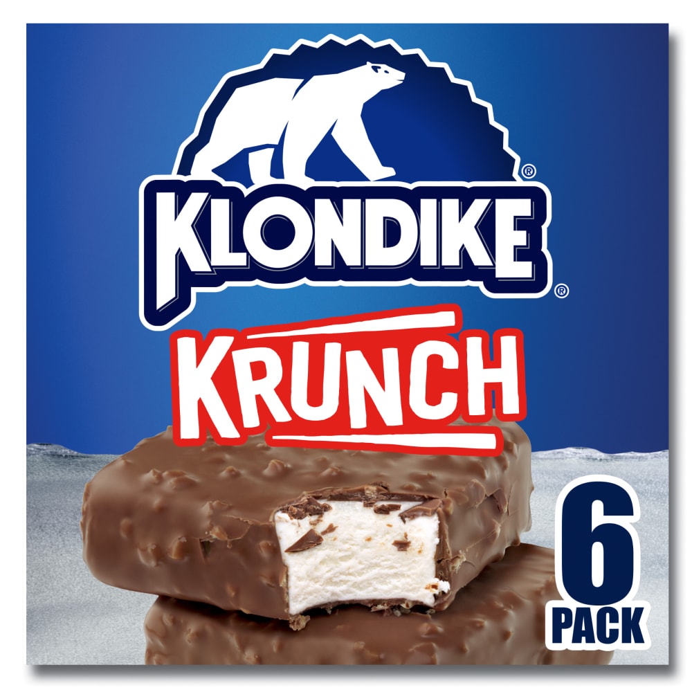 Klondike Frozen Dairy Dessert Bars for a Delicious Frozen Treat Krunch Kosher Certified Frozen Dessert Made With No Artificial Growth Hormones