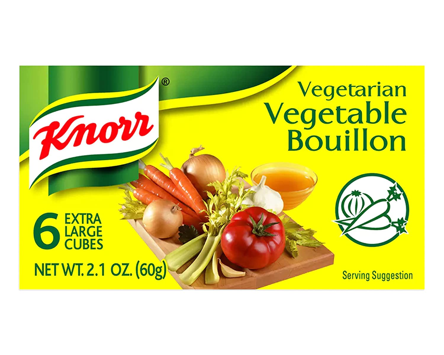 Knorr Vegetable Bouillon Extra Large Cubes 6 Ct