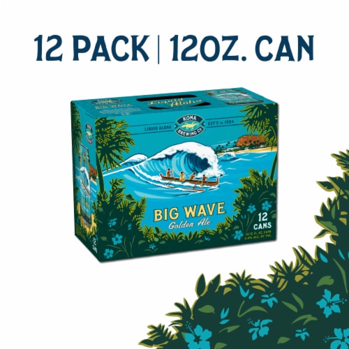 Kona Brewing Co. Big Wave Premium Beer Cans