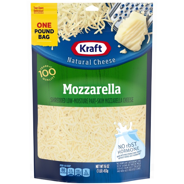 Kraft Mozzarella Shredded Cheese