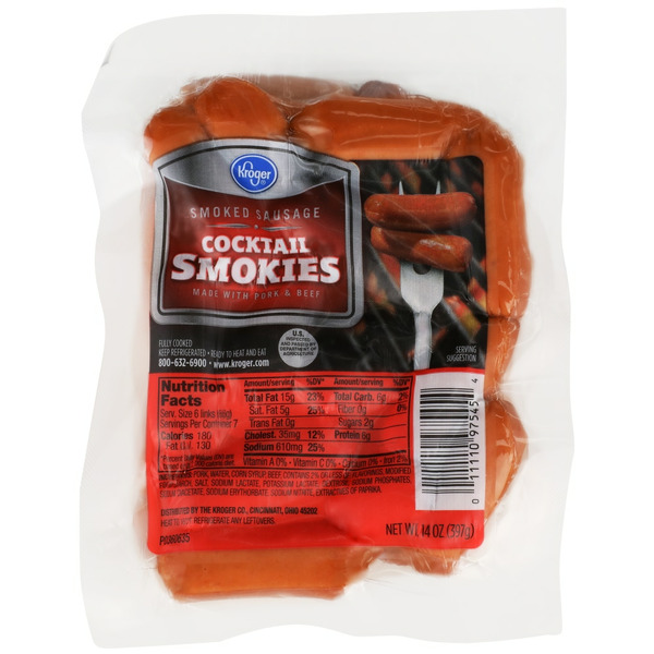 Kroger® Smoked Sausage Cocktail Smokies