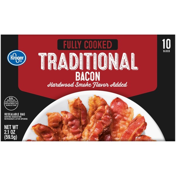 Kroger Fully Cooked Traditional Bacon