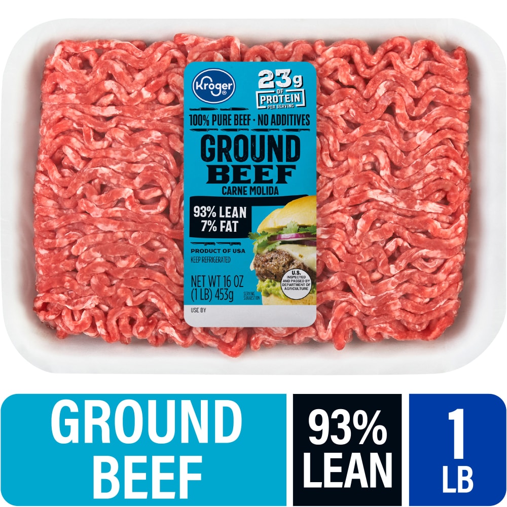 Kroger® 93/7 Ground Beef Tray