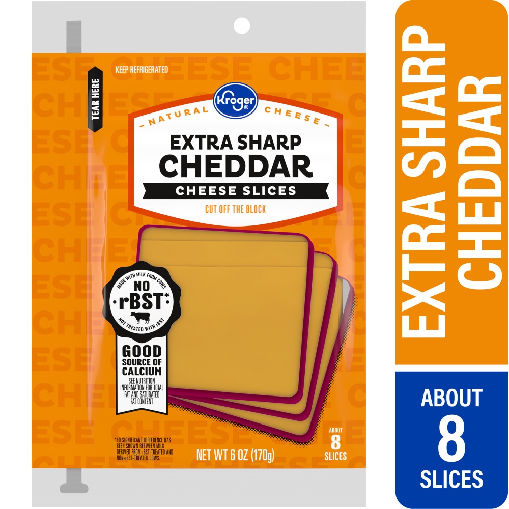 Kroger® Extra Sharp Cheddar Sliced Cheese