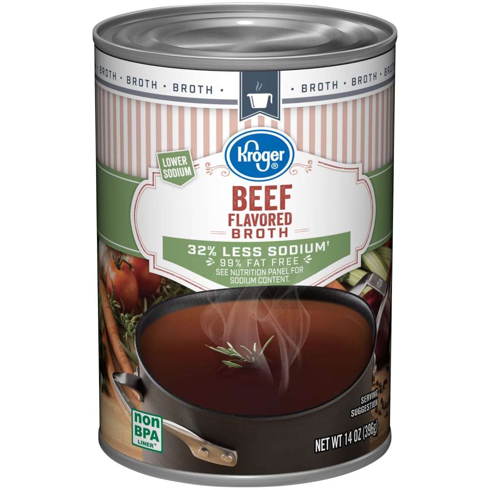 Kroger® Fat Free Reduced Sodium Beef Broth