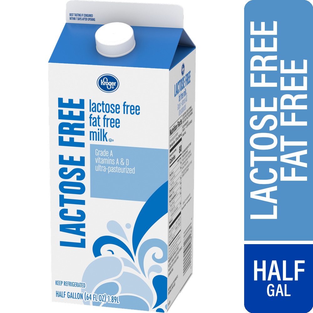 Kroger® Lactose Free Skim Milk Half Gallon
