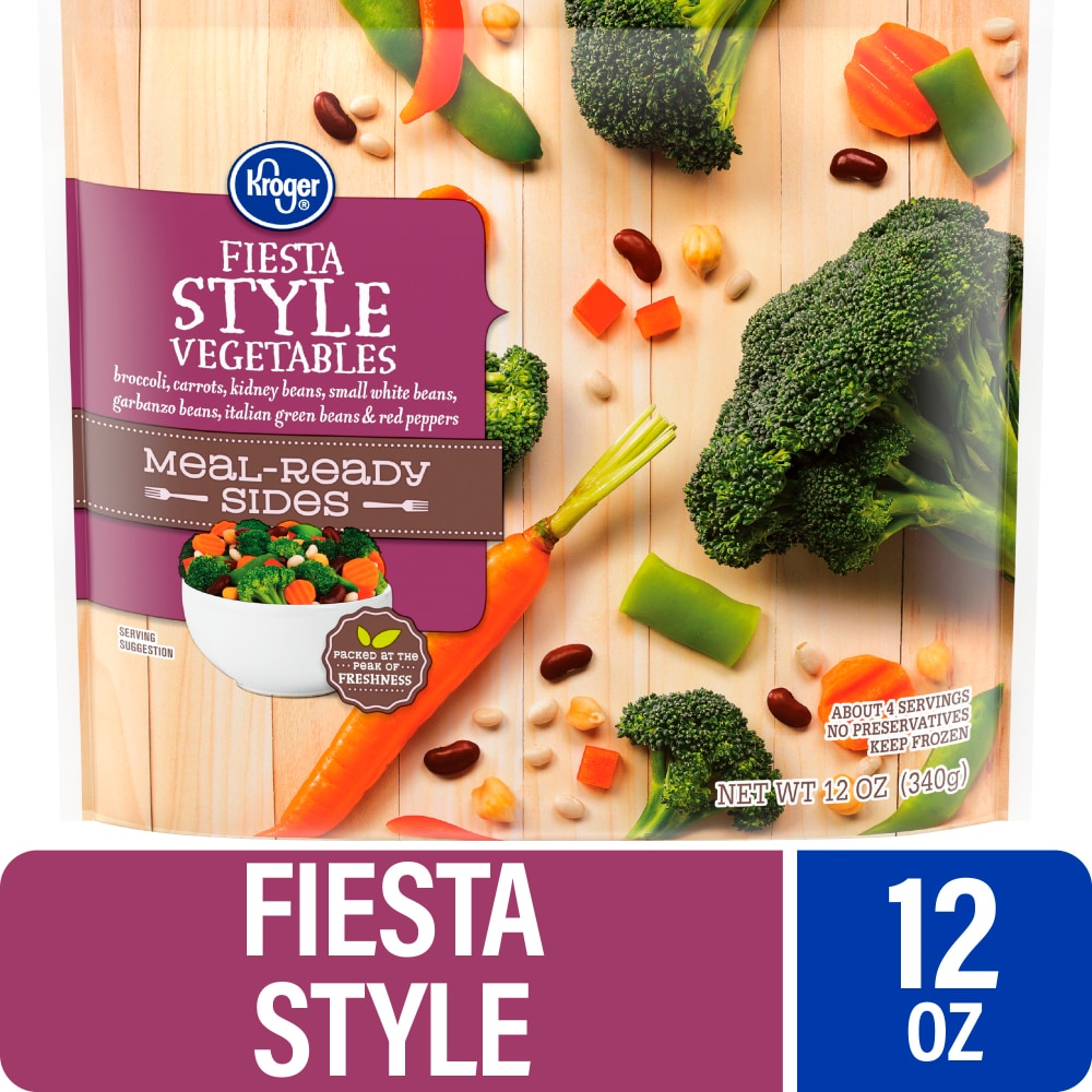 Kroger® Meal Ready Sides Frozen Vegetables Fiesta Style