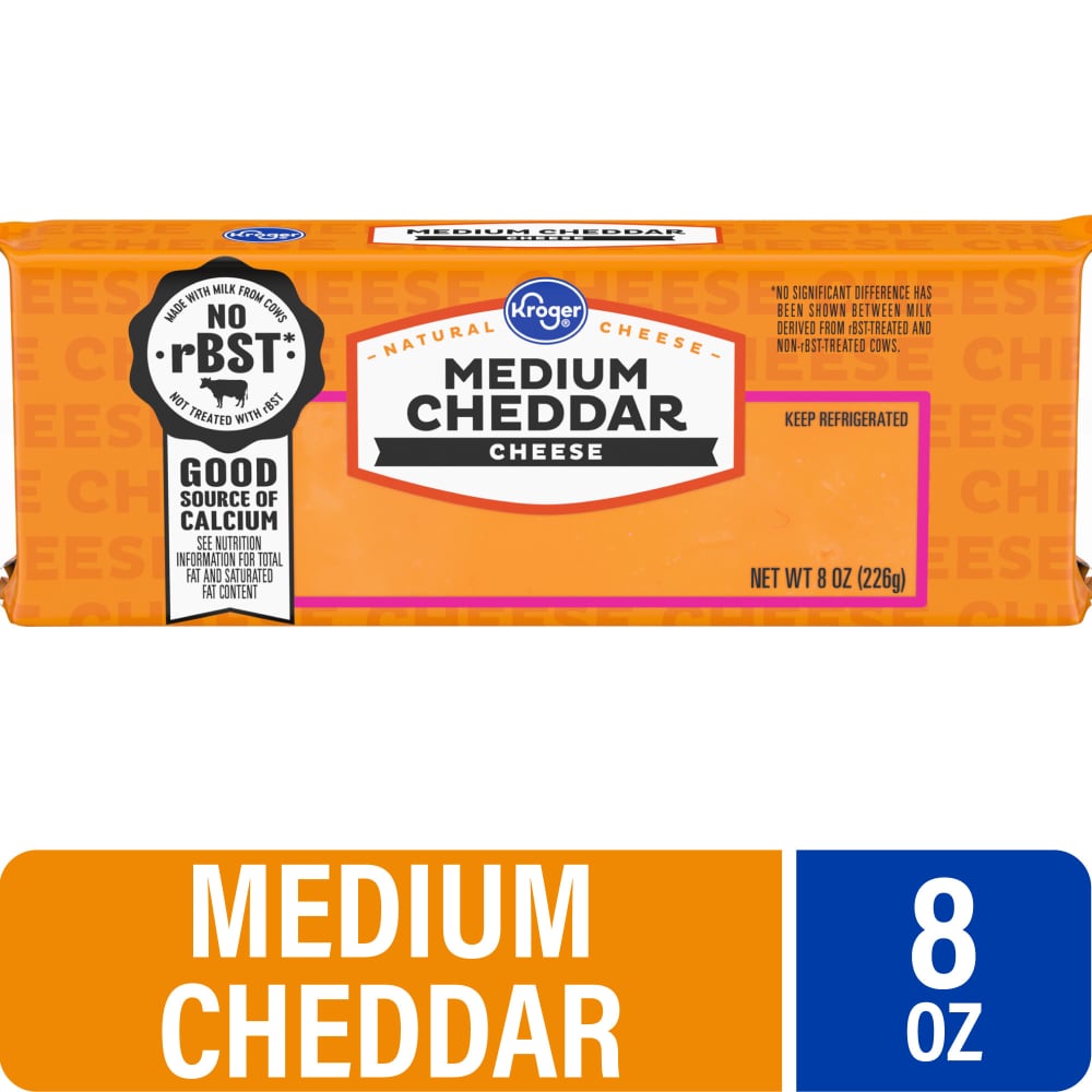 Kroger® Medium Cheddar Block Cheese