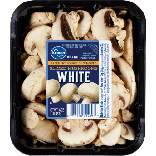 Kroger® Sliced White Mushrooms