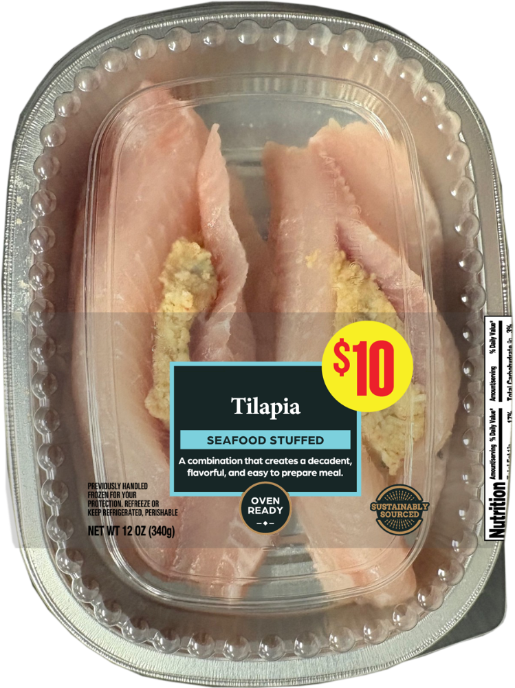 Kroger Tilapia Seafood Stuffed