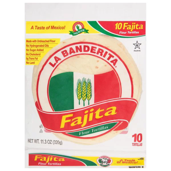La Banderita Fajita, 6" Flour Tortillas