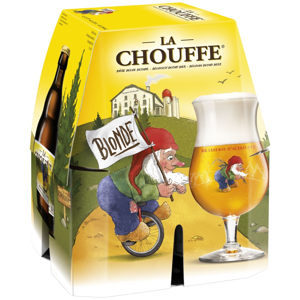 La Chouffe Golden Ale Import Beer 4pk Bottles