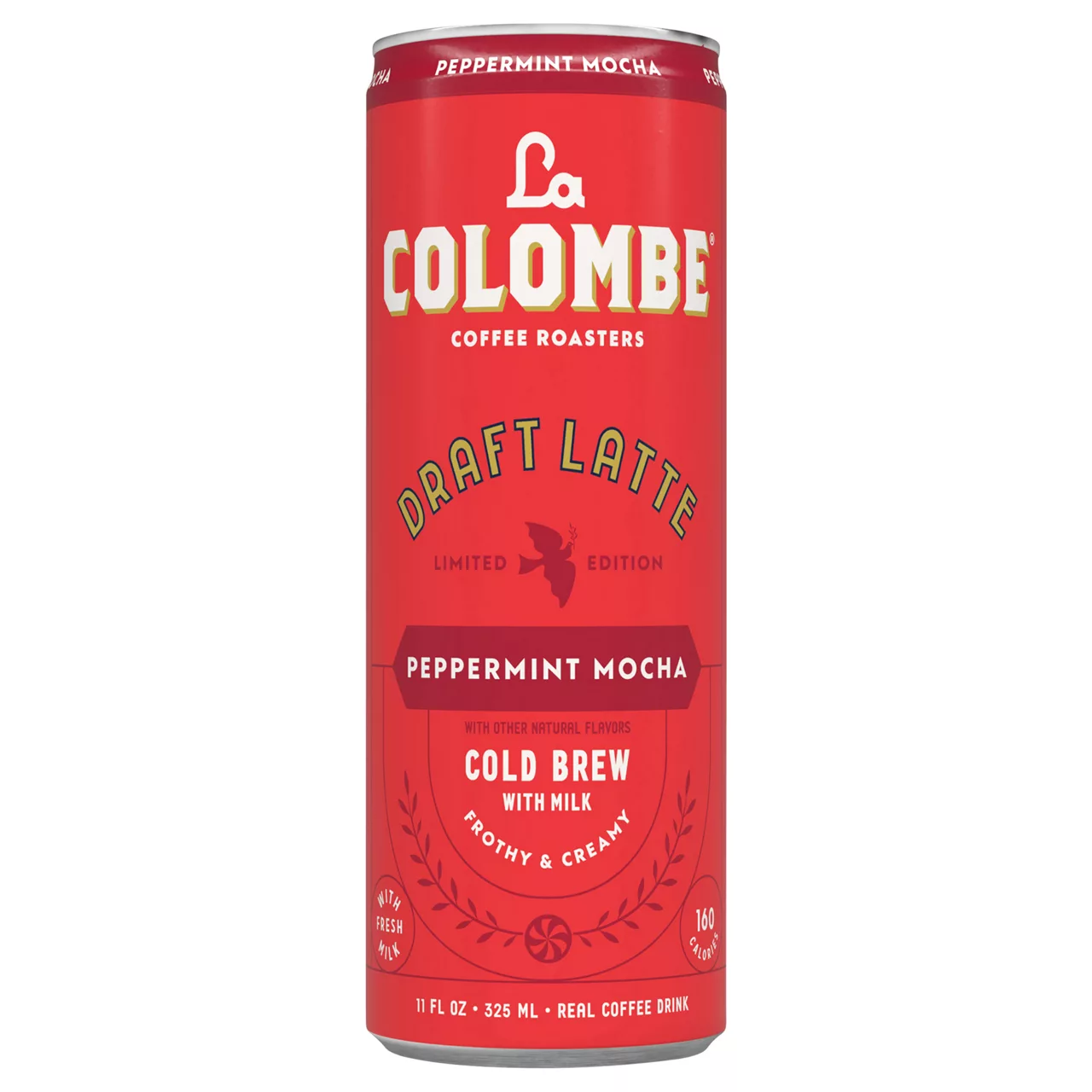La Colombe Cold Brew, with Milk, Draft Latte, Peppermint Mocha