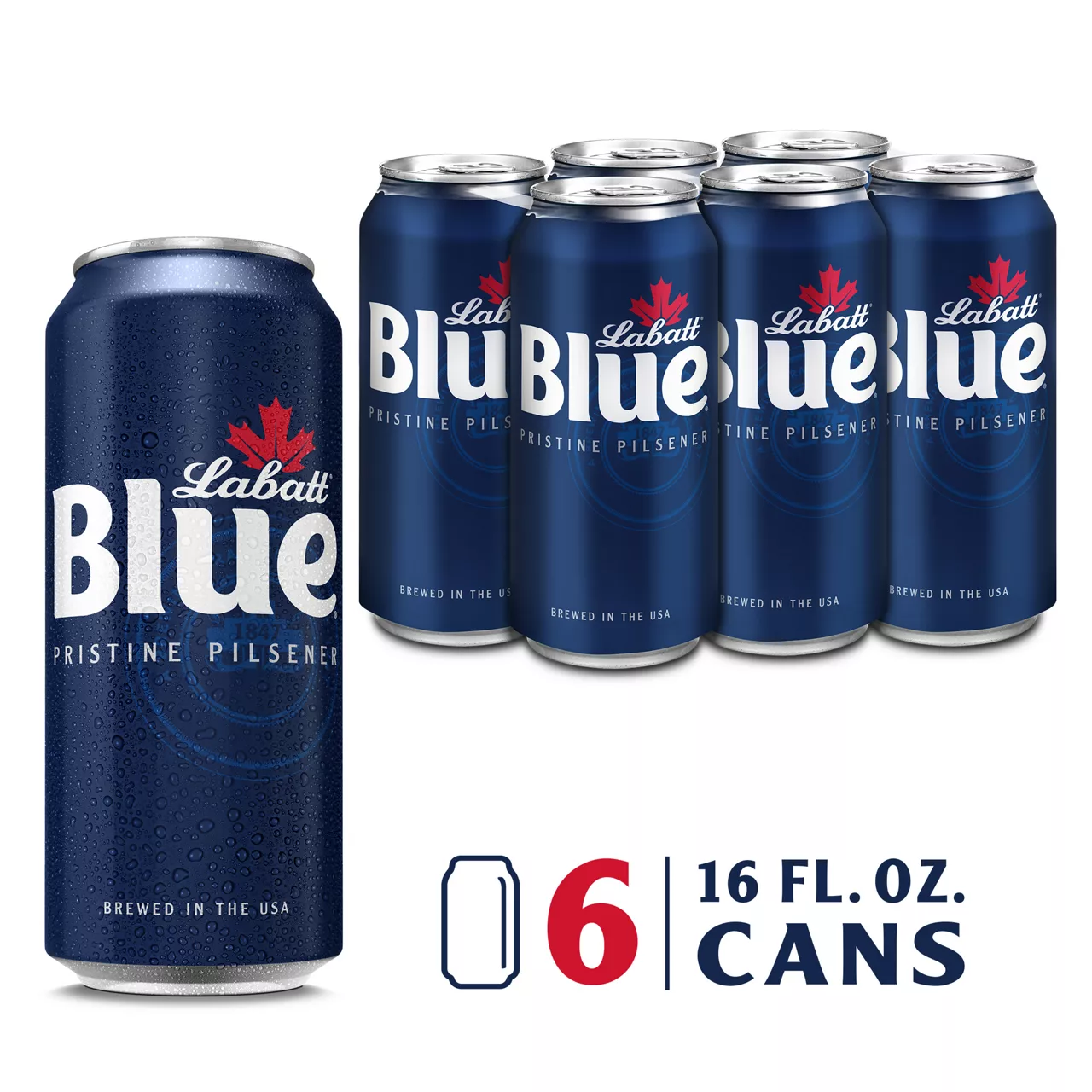 Labatt Blue Canadian Pilsener Beer - 6pk