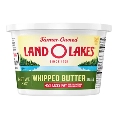 Land O Lakes Salted Whipped Butter, Spreadable
