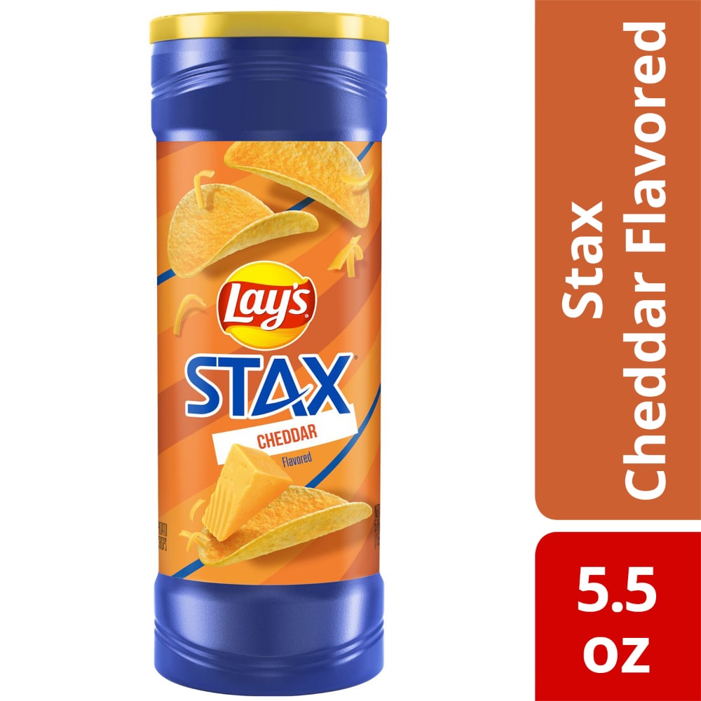 Lay's Stax Cheddar Flavored Potato Crisps