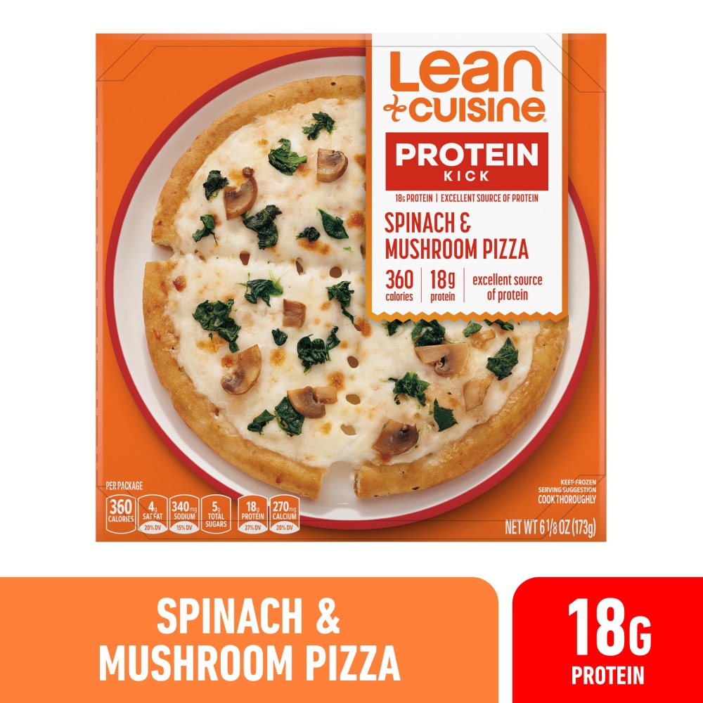 Lean Cuisine Deep Dish Spinach & Mushroom Pizza