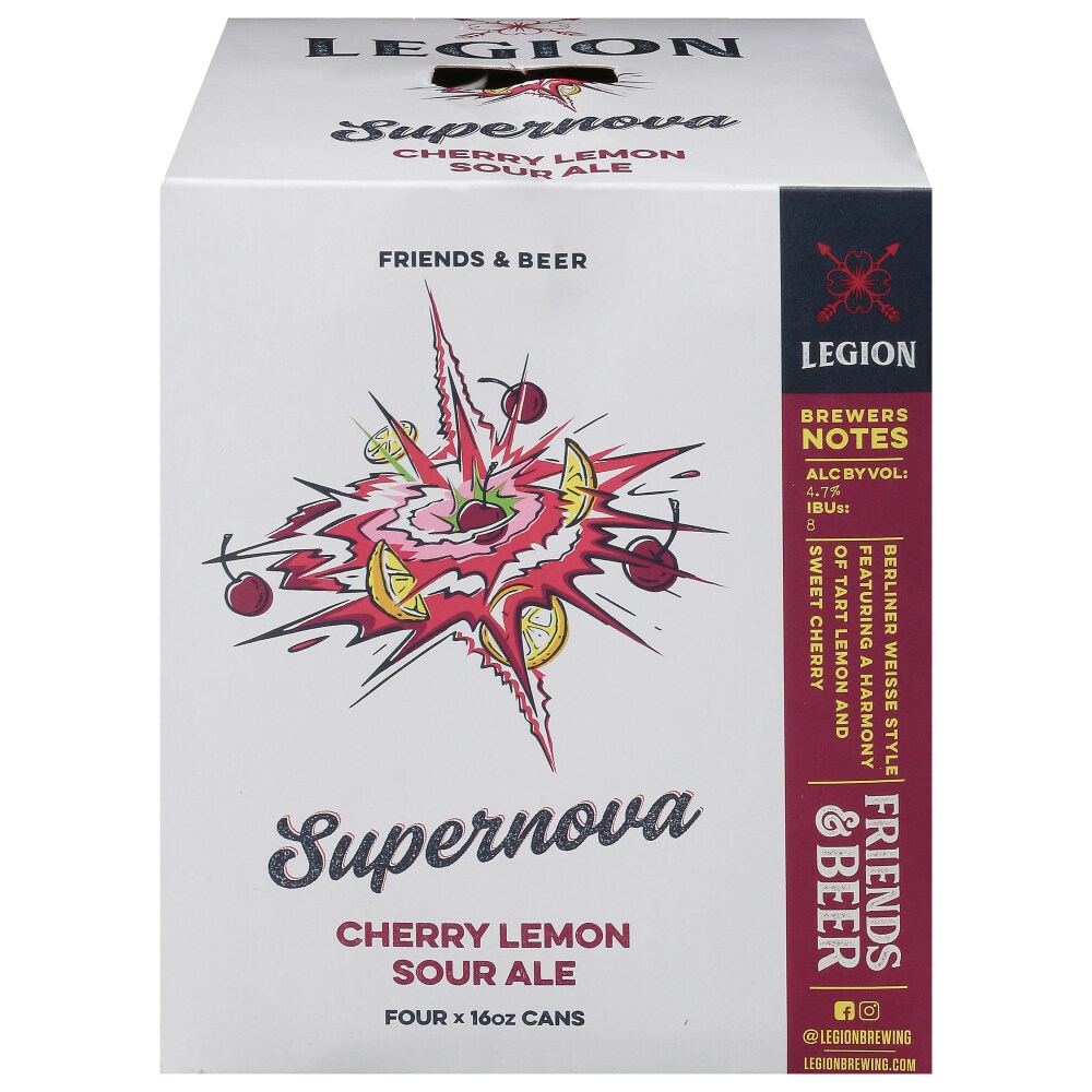 Legion Brewing Supernova Cherry Lemon Sour Ale